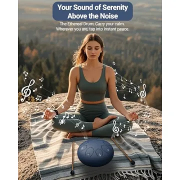 Cossain Steel Tongue Drum - 8 Notes for Meditation & Yoga