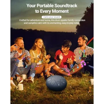 Cossain Steel Tongue Drum - 8 Notes for Meditation & Yoga