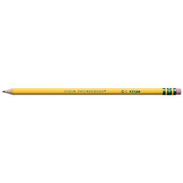Ticonderoga Wood-Cased Pencils, Pre-Sharpened, 2 HB Soft, Yellow, 10 Count
