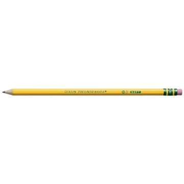 Ticonderoga Wood-Cased Pencils, Pre-Sharpened, 2 HB Soft, Yellow, 10 Count