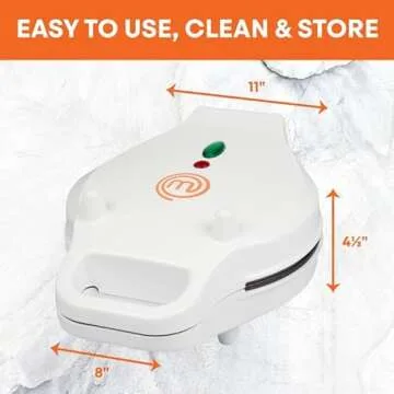 MasterChef Electric Nonstick Bubble Waffle Maker