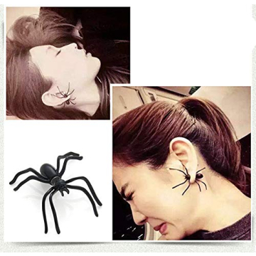Realistic Spider Halloween Earrings for Women - Party Essential