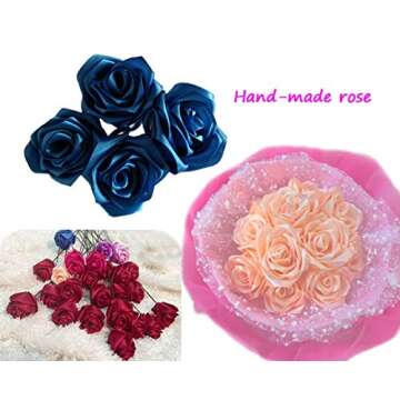 ATRBB 25 Yards 1-1/2 inch Wide Satin Ribbon Perfect for Wedding,Handmade Bows and Gift Wrapping(Pink)