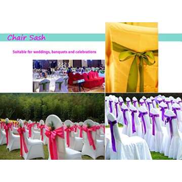 ATRBB 25 Yards 1-1/2 inch Wide Satin Ribbon Perfect for Wedding,Handmade Bows and Gift Wrapping(Pink)