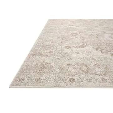 Loloi II Odette Collection ODT-03 Ivory/Beige 6'-7" x 9'-6" Area Rug