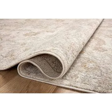 Loloi II Odette Collection ODT-03 Ivory/Beige 6'-7" x 9'-6" Area Rug