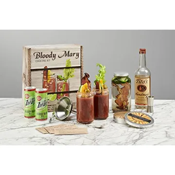 Bloody Mary Cocktail Kit with Beer Can Glass Set and More