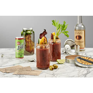 Bloody Mary Cocktail Kit with Beer Can Glass Set and More