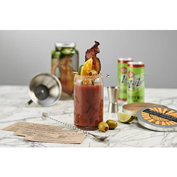 Bloody Mary Cocktail Kit with Beer Can Glass Set and More