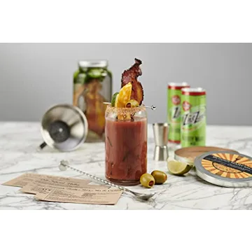 Bloody Mary Cocktail Kit with Beer Can Glass Set and More