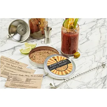Bloody Mary Cocktail Kit with Beer Can Glass Set and More