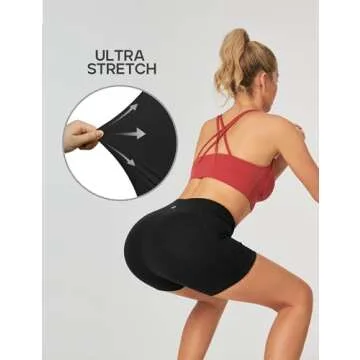 Heathyoga 5" Biker Shorts for Women with Pockets