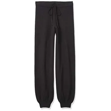 The Drop Women's Maddie Loose Fit Supersoft Sweater Jogger Black, M
