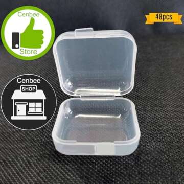 48 Clear Storage Containers for Crafts and Jewelry