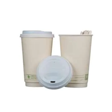Certified Eco-Friendly Coffee Cups | 75 Pack | 16oz