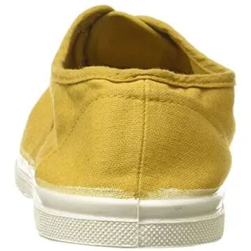 Stylish Bensimon Men's Tennis Sneakers in Saffron