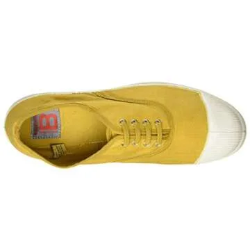 Stylish Bensimon Men's Tennis Sneakers in Saffron