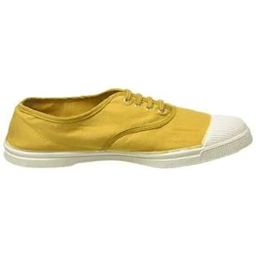 Stylish Bensimon Men's Tennis Sneakers in Saffron