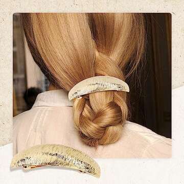 Elegant Gold Metal Hair Clips for All Occasions