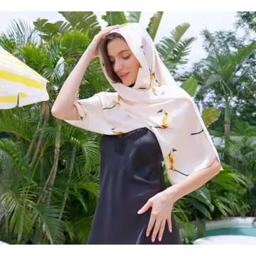 Luxurious ANDANTINO Silk Scarf for Elegant Styling