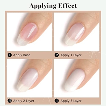 RARJSM Milky White Gel Polish UV LED Soak Off 15ml