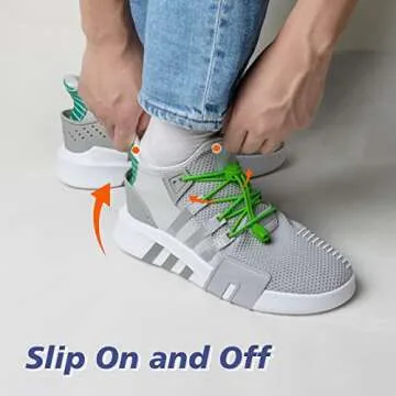 INMAKER No Tie Elastic Shoelaces for Kids and Adults