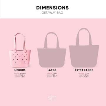 Simple Modern Beach Bag - Lightweight & Waterproof Tote