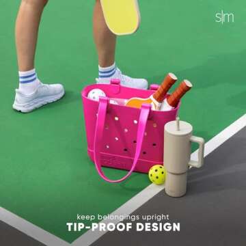 Simple Modern Beach Bag - Lightweight & Waterproof Tote