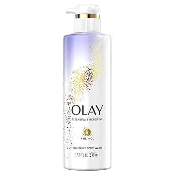 Olay Cleansing & Renewing Nighttime Body Wash, 17.9 Fluid Ounce (Pack of 3)
