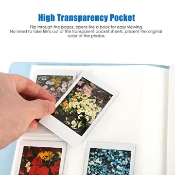 Durable 256 Pockets Photo Album for Instant Photos