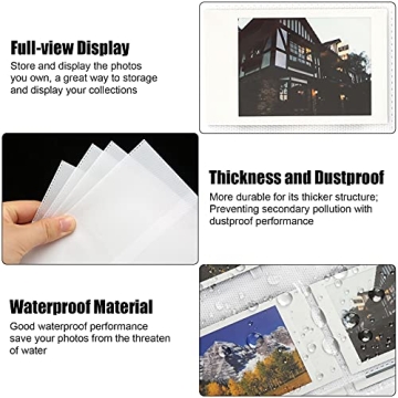 Durable 256 Pockets Photo Album for Instant Photos