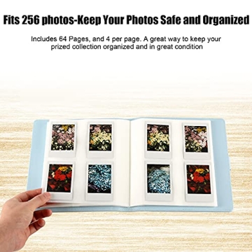 Durable 256 Pockets Photo Album for Instant Photos