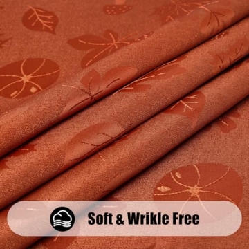 Thanksgiving Tablecloth 60x84 Inch - Waterproof Jacquard