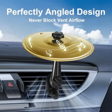 Car Crash Cymbal Air Vent - Transform Commutes into Jam Sessions