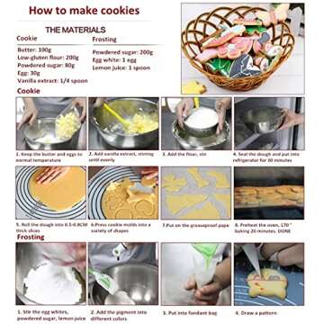 Cow Cookie Cutter Set - 5 Piece Stainless Steel Farm/Farmhouse Animal Cookie Cutters Shapes Milk Bottle, Longhorn, Bull, Cow Head, Cow/Steer Face Cutters Molds for Making Cookies, Biscuit, Fondant