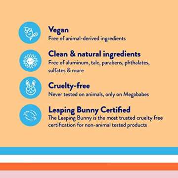 Megababe Daily Deodorant - The Cream Deo with Odor-Blocking AHAs | Treats & Prevents Ingrown Hair | Aluminum-Free, All Natural | Free from Parabens, Sulfates & Phthalates | 3 fl oz