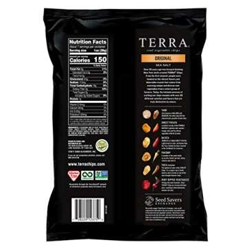 Terra Vegetable Chips with Sea Salt - Healthy Snack Pack