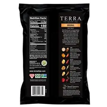 Terra Vegetable Chips with Sea Salt - Healthy Snack Pack