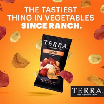 Terra Vegetable Chips with Sea Salt - Healthy Snack Pack