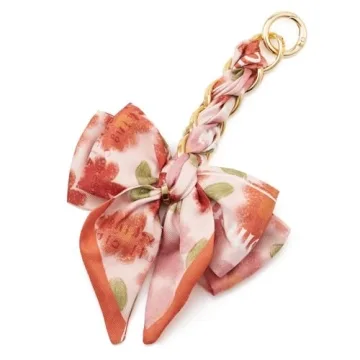 ZOOEASS Bag Extender Chain with Bow Ribbon Purse Chain Extender for Crossbody Bag Charms Women Handb...