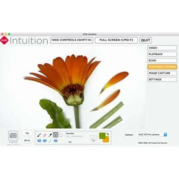 HUE HD Pro Flexible USB 11x17 Document Camera and Classroom Visualizer for Teachers: Built-in Microphone/Lights, Windows, macOS, Chromebook Compatibility (Blue Camera)