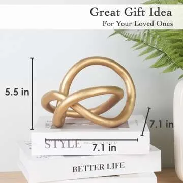 Unique Juju Knot Black and Gold Decor for Home