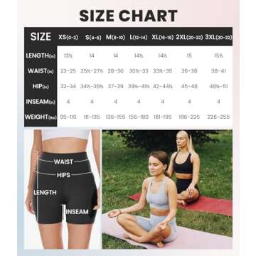 HLTPRO Workout Shorts Women with Pockets - High Waisted Tummy Control Yoga Gym Short for Biker Athletic Running