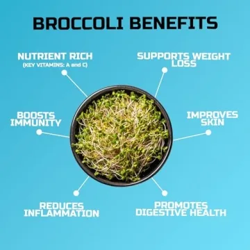 Organic Broccoli Sprouting Seeds Non-GMO Grown in USA