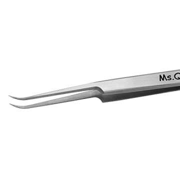 Professional Ms.Queen Eyelash Extension Tweezers for Experts