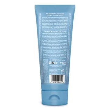 Dr. Bronner's - Organic Shaving Soap (Unscented, 7 Ounce) - Certified Organic, Sugar and Shikakai Powder, Soothes and Moisturizes for Close Comfortable Shave, Use on Face, Underarms and Legs