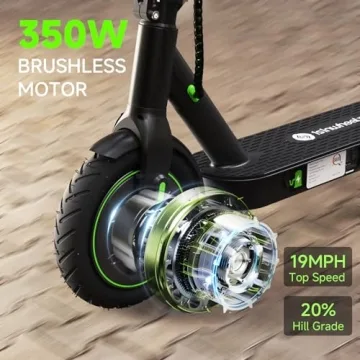 isinwheel Electric Scooter with 19 MPH Speed and 19 Miles Range