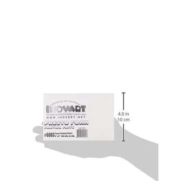 INOVART Presto Foam Printing Plates Econo Pack, 4"x6", 100 Sheets
