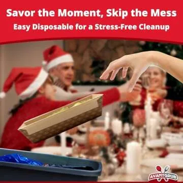 Avant Grub Baking Pan Chef Grade 1Lb Kraft Loaf Pan 10Pk