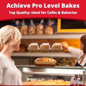 Avant Grub Baking Pan Chef Grade 1Lb Kraft Loaf Pan 10Pk
